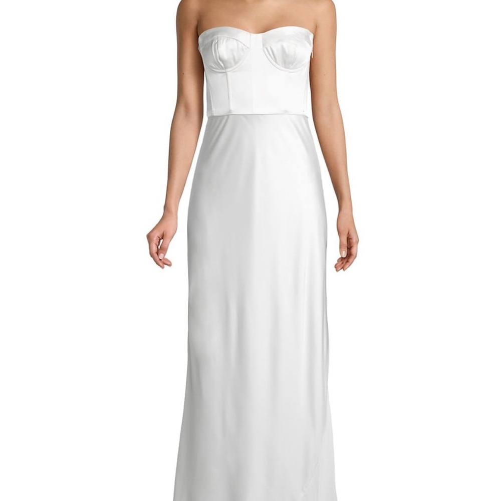 Cami NYC sandrine strapless silk gown - new with tags!